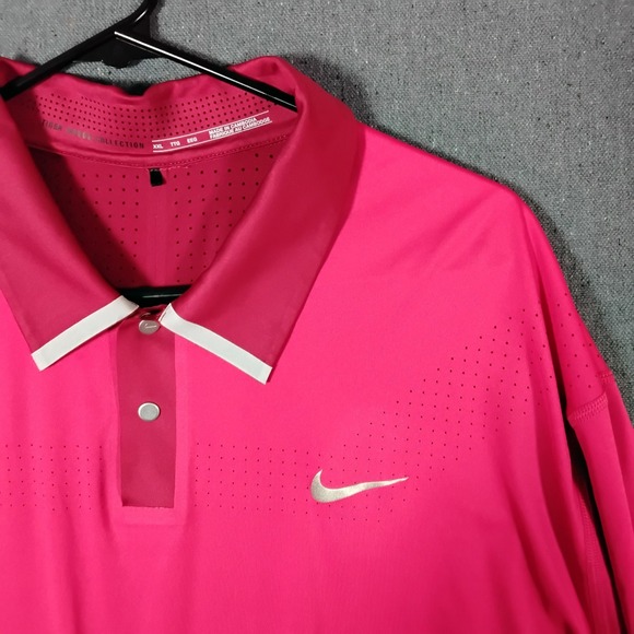 Nike Other - Nike Tiger Woods Collection Golf Polo Shirt Mens XXL RED Dri-Fit adv Performance